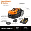 Lawnmaster OcuMow®18 Cortacésped Robótico Sin Cable de 500m², Batería 2Ah, Navegación Óptica, Evitación de Obstáculos, Estación de Carga Automática, Función Zona Prohibida - 6