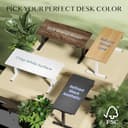 FLEXISPOT Höhenverstellbarer Schreibtisch mit 2 Motoren & 25MM EINTEILIGER Tischplatte 180x80 cm, Ergonomischer Bürotisch Elektrisch mit Kabelmanagement, Memory Funktion & Höhenanzeige - 13