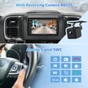 Eonon 7 Inch QLED Double Din Headunit Linux Car Stereo Wireless CarPlay Android Auto Bluetooth USB DSP Support Type-C USB Fast Charge Touchscreen MirrorLink Video In/Out AUX In with Backup Camera X3 - 3