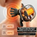 Masajeador Cervical Y Espalda 4D, Recargable Masajeador Cuello Eléctrico, Masajeadors De Hombros Calentado Con Diseño Biónico Con 2 Niveles De Temperatura, Para Alivia Dolores Y Fatiga(01) - 3