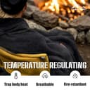 Molithe Manta de Lana 100%, 48 x 62 Pulgadas, cálida, Gruesa, Lavable, Manta de Lana Militar, Ideal para Camping, al Aire Libre, Eventos Deportivos, Kits de Supervivencia - 5