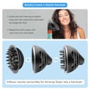 KiimSin Accesorios difusores para Dyson Airwrap Styler HS01 HS05 HS08, boquilla difusora convertible para Airwrap Styler en secador de pelo - 5