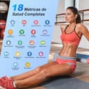 Báscula Grasa Corporal Báscula de Baño Báscula Inteligente Monitor de Composición Corporal, 18 Mediciones Esenciales, Pantalla LED, Diseño de Esquina Redonda, para Andriod y iOS, 180kg… - 2