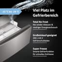 Haier French Door Kühl-Gefrierkombination I 100cm Breite I French Door Kühlschrank mit 750L XXL-Volumen, Eiswürfelspender & No Frost I Doppeltür Kühlschrank mit Gefrierfach I FD 100 SERIE 7 HB26FSSAAA - 4