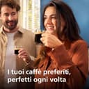 Philips Serie 2200 Macchina per Espresso Automatica - 2 Caffè, Display Touch, Montalatte Classico, Macinacaffè in Ceramica, Nero Opaco (EP2220/10) - 2