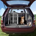 CADOCA® Trasportino Cani M 54x70x51cm Richiudibile Alluminio Impermeabile Box Auto Cagnolini - 8