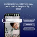 Nanit Pro Baby Monitor - Monitor Bebé Inteligente - Vigilabebés con Audio Bidireccional, Alertas Movimientos y Sonidos, Monitoreo Sueño - Cámara Bebé Wi-Fi 1080p con Visión Nocturna - Soporte Suelo - 5