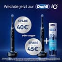 Oral-B iO Series 9 Elektrische Zahnbürste — Electric Toothbrush, Inkl. 3 Aufsteckbürsten — 7 Modi für Zahnpflege, CHIP Testsieger (11/25), Designed by Braun, Schwarz - 2