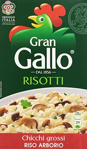 Gallo - Riso Arborio, Chicci Grossi per Risotti - 2 confezioni da 1 kg [2 kg]