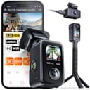 VANTRUE E360 ACE 5.2K Panorama+1440P Dashcam mit Dual STARVIS 2 HDR Nachtsicht, 3 Kanal 360° Dash Cam inkl. Tragehalterung zum Handheld, Sprachgesteuerte Auto Kamera, App, 1.54″ Touchscreen, Parkmodus - 1