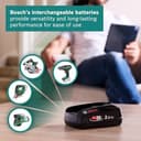 Bosch BCS612GB Unlimited 6 ProHome Cordless Stick Vacuum Cleaner, Ultra Lightweight Design, Suitable for All Floor Types, 2 x Interchangeable 18V Batteries, 60 Minutes Run Time, White - 8