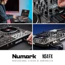 Numark NS4FX Controladora DJ de 4 Canales, Jog Wheels Táctiles Con Pantallas, Pads y Efectos, Salidas Cabina y Principal, y Serato DJ Lite Incluido - 7