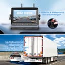 VASTEND Telecamera Posteriore Senza Fili per Auto, 7 Pollici Monitor con 1080P Impermeabile IP69, Segnali Digitali Stabili, Grandangolare 170°, per Camper, Camion, Roulotte - 2