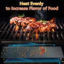 7636 Barre Flavorizer in Smalto Porcellanato, Ricambio Accessori da 38,9 cm per Barbecue a Gas, per Weber Spirit I&II E-310/320/330, S-310/320/330 (con manopole bruciatore Anteriori) - 5