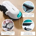 Bosch Unlimited 7 ProHygienic Aqua BCS71HYG2 Scopa Elettrica Lavapavimenti 2 in 1 Senza Fili, Spazzola DynamicAqua 2in1, Spazzola Tradizionale, Bianco - 12