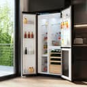 Cecotec Frigorífico 3 puertas Bolero CoolMarket TDW 548 Black Glass E, Clase E, 548 L, Diseño T Door, Compresor Inverter Plus, Total No Frost, Metal Cooling, Multi AirFlow, Fast Cooling & Freezing - 6