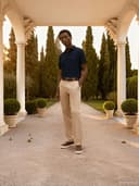 Tommy Hilfiger Maglietta Polo Maniche Corte Uomo 1985 Regular Fit, Blu (Desert Sky), S - 4