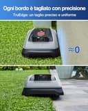 ECOVACS Goat O600 RTK Care Kit Robot Tosaerba Senza Cavi Perimetrali, per Aree Fino a 600 M², Navigazione RTK+Vision, Evita Ostacoli con IA, Controllo via App, Passaggio in Spazi da 0,7 M - 5