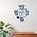 DEKORI - Orologio da Parete Moderno in Legno, Design Minimal a Numeri Grandi 43x48 cm - Artigianale 100% Made in Italy - Silenzioso, Ideale per Casa e Ufficio - Idea Regalo - (Nordik) - 6