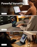 ESR 【Upgraded】 iPad Pro 13 Zoll (M5/M4, 2025/2024) Hülle mit Tastatur, Tastaturhülle mit Einzustellendem Magnetständer, Hoch-/Erhöhter Modus, Abnehmbare Schutzhülle, Rebound 360 Serie, Schwarz - 3