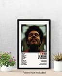 Theissen The Weeknd After Hours Poster Album cover poster - Matte poster da parete Frameless Gift 11 x 17 inch(28cm x 43cm) - 8