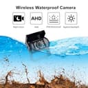 Podofo Kit Telecamera di Retromarcia HD Wireless con Monitor per Auto LCD da 7" Telecamera per Retromarcia di Impermeabile + Caricabatteria da Auto per Camion Autobus RV Rimorchio Escavatore - 4