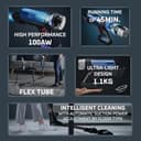 Rowenta Xforce Flex 9.60 AQUA, Aspirapolvere Senza Fili Lava e Aspira, Potente, batteria fino a 45min di autonomia, Tecnologia Flex, Regolazione Automatica della Potenza, Smart Display, RH20C2 - 4