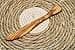 DAGDEG Set di posate in legno d'ulivo, 3 pezzi, 20 cm, posate da tavola mediterranee, posate da tavola in legno d'ulivo, cucchiaio, forchetta, coltello, fatto a mano - 5