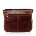 SID & VAIN® borsa a spalla vera pelle vintage YALE tracolla donna marrone prodotto artigianale - 4