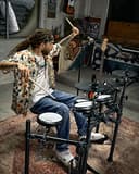 Donner DED-200 Electric Drum Set With Drum Throne/Maple Stick/Earphone/Audio Cable - 7