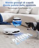 ECOVACS DEEBOT T50 PRO OMNI Gen2 Robot Aspirapolvere Lavapavimenti, (Migliorato da T30 PRO), 21000 Pa, Spazzola Laterale Estensibile e Lavapavimenti, Aggiunta Automatica Soluzione Detergente - 5