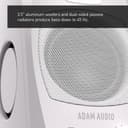 ADAM Audio D3V Active Desktop Monitoring System with USB-C Connection (Pair, White) - 4
