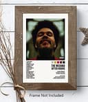 Theissen The Weeknd After Hours Poster Album cover poster - Matte poster da parete Frameless Gift 11 x 17 inch(28cm x 43cm) - 4