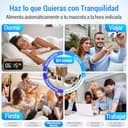 Doble Comedero Gato Automatico Wifi: 7L Dispensador Comida Gatos con Alimentación Lenta y Control por Aplicación, Comedero Perro Automatico con Alexa para Varias Mascotas, Desmontable para su limpieza - 4