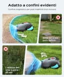 (2026 Upgrade) YARDCARE V100 Robot Tagliaerba a Batteria con Navigazione Visiva, Rilevamento di 150 Ostacoli, Robot Tosaerba Fino a 150 m², Robot Tosaerba con Strisciamagnetica, Lame di Ricambio - 7