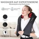 Nackenmassagegerät mit Wärme,iKristin Shiatsu Massagegerät 3D Deep Massage, um Schmerzen am Hals,Rücken,Taille usw. zu lindern,die Massagebedürfnisse der ganzen Familie zu erfüllen - 2