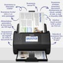 Scanner Epson WorkForce ES-580W, scanner di file (scansione senza PC, da 35 a 70 immagini al minuto, fino a DIN A4, scansione fronte-retro in un unico passaggio, allineamento automatico) Taglia unica - 2