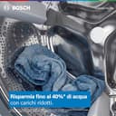 Bosch WGB24402IT Serie 8 Lavatrice smart a carica frontale, 9 kg, 1400 giri, Efficienza energetica A -50%, motore inverter con 10 anni di garanzia, riduce le pieghe, Bianco, 60 Cm - 11