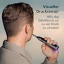 Philips Sonicare 7100 elektrische Zahnbürste, Schallzahnbürste mit App, 4 Putzmodi und 3 Intensitätsstufen, Andruckkontrolle, EasyStart, SmarTimer, Schwarz, Modell HX7421/08 [Neue Technologie] - 6