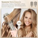 7MAGIC Air Styler 6 In 1, Asciugacapelli Ionico, Spazzola Rotante Per Capelli, Arricciacapelli Automatico, Spazzola Lisciante, Senza Danni Da Calore, Asciugatura Rapida, Con Borsa Da Viaggio - 6
