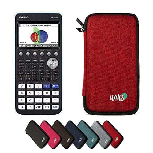 Casio fx-CG50 con Funda Protectora WYNGS Rojo - Calculadora Gráfica - Paquete Básico