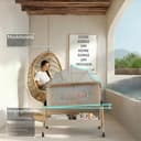 SnooBee Babybett Beistellbett Baby & Co-Sleeper – Höhenverstellbares Babybett mit Matratze, Rollen mit Bremse, atmungsaktive Mesh-Seiten & Moskitonetz, faltbar mit Tragetasche (0–6 Monate) - 7