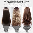 slopehill Ionen Haartrockner, 110,000RPM Bürstenloser Motor Schnelles Trocknen Föhn mit Magnetischer Diffusor, Wenig Lärm/Biokeramische Technologie, für Zuhause, Reisen, Salon (Mattschwarz) 2 - 2