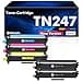 TN-243CMYK MFC L3750CDW TN247 Toner: Pack of 5 MFC-L3770CDW Compatible with Brother DCP-L3550CDW MFC-L3750CDW TN243CMYK TN 243CMYK HL-L3210CW DCP-L3510CDW HL-L3230CDW CDW MFCL 3710CW TN-243 TN-243BK - 1