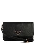 GUESS Noelle II Crossbody Flap Organizer, Tracolla Donna, Nero, Taglia Unica - 1
