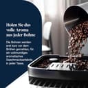 De’Longhi Magnifica Evo - Kaffeevollautomat mit Vollautomatischem cremigen Milchschaum, 7 One-Touch-Getränke, Cappuccino & Espresso, Kaffeemaschine, Soft-Touch-Bedienfeld, Silber (ECAM292.81.SB) - 3