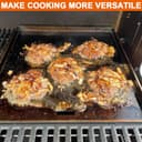 7672 Piastra piatta per griglie Weber Genesis II serie 300 e 400 Spirit 2016+, piastra in acciaio al carbonio per griglie Weber Genesis 2022 SX-325s S-325s E-325s EX-325s, Spirit 200 300 Series - 7