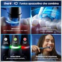 Oral-B Spazzolino Elettrico Ricaricabile iO 6N Nero, 1 Spazzolino Elettrico, 2 Testine Di Ricambio, Custodia Da Viaggio + 1 Dentifricio Advanced Rigenera Smalto, Pulizia Denti - 3