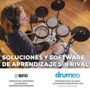 Alesis Nitro Max Kit - Batería Electrónica Compacta con Parches de Malla Silenciosos, Caja de Doble Zona de 10", Bluetooth, +440 Sonidos BFD, Drumeo, USB MIDI, Pedal de Bombo - 5