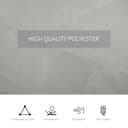 Outsunny 4 Pack Replacement Gazebo Curtains Privacy Panel for Most 3 x 3m Gazebo Canopy Pavillion Outdoor Shelter Sidewalls Accessories Light Grey - 7